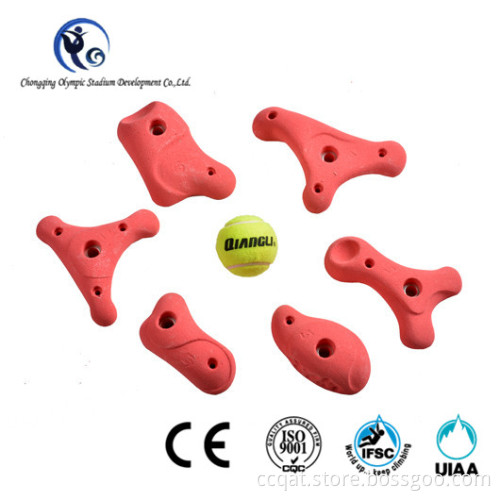 bolt on wall climbing holds for kids and adults with screw